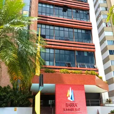 Lindo Apt Vista Mar Completo Com Piscina No Rooftop Do Edf, Proximo Ao Porto Da Barra Salvador Exterior photo